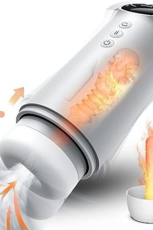 Automatic Male Masturbator - Sex Toy For Men Penis Pump With 4 Thrusting & Sucking & Heating, Electric Pocket Pussy Stroker Suction Cup, Blowjob Machine Sex Toys For Men Masturbation Penis Enlarger