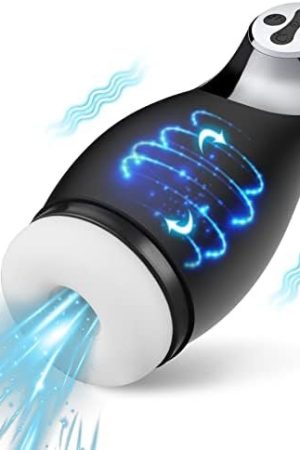 Eupher Automatic Male Masturbator Cup,Vacuum Sucking Masturbation Cup With 10 Vibration & 3 Suction For Penis Massager, Electric Pocket Pussy Stroker,Blowjob Vagina 3D Textured Adult Sex Toys For Men