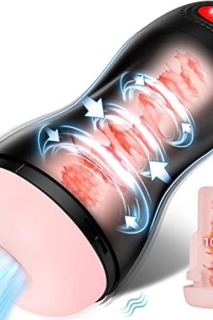 Automatic Male Masturbator, Sucking Male Masturbators Penis Pump With 9 Suction & 10 Vibrating & Heating Mens Male Sex Toys, Hands Free Pocket Pussy Male Stroker, Adult Sex Toys For Men Penis Pumps