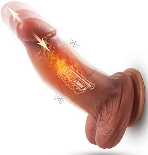 Thick Huge Dildo 9.8”*2.5”, Big Glans Realistic Dildos With Strong Suction Cup, Skin-Like Anal Dildo For Advanced Players, Big Size G-Spot Penis Adult Sex Toy For Woman And Man