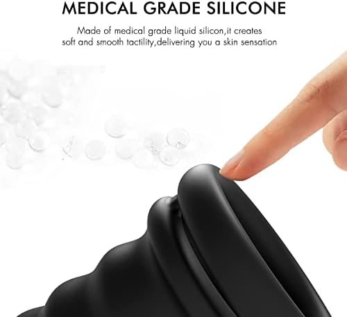 Roll Over Image To Zoom In Silicone Penis Ring For Men, Ultra Soft Stretchy Cock Ring, Sex Toy For Men,4 Different Sizes Cock Rings For Erection Enhancing (3) - Image 3