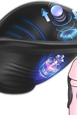 Tapping Vibrating Male Masturbator Penis Vibrator Trainer Stimulator, Adult Sex Toys For Men, Cock Massager Mens Sex Toy Stroker Stimulation, Masturbators Vibrators For Men Masturbation Pleasure