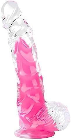 7.87 Inch Realistic Dildos With Suction Cup - Soft And Lifelike Sex Toy With Fluorescent Body-Safe Material, Ideal For Beginners And Exciting Pleasure For Women, Men, And Couples - Green