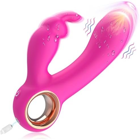 Adult Sex Toys Rose Anal Dildo Vibrator - Female G Spot Rabbit Vibrators With 10 Mode Clitoral Nipple Stimulator Vibrator Wand Massager Sex Toy Vibrating Realistic Dildos For Women Couples Sex Machine