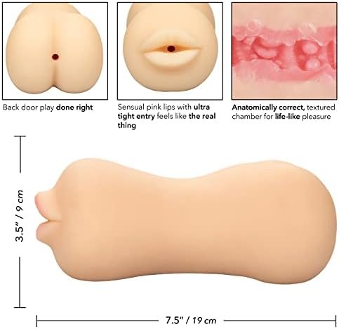 Calexotics Se-0912-30-3 Stroke It™ Mouth - Brown - Image 2