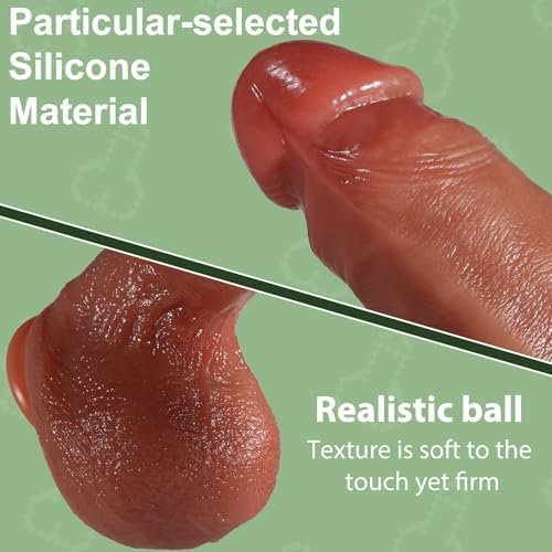 Realistic Dildo For Beginners 8.8 "Huge Silicone Dildo, Efgove Realistic Penis With Strong Suction Cup For Hands-Free Play, G Spot Stimulation Dildos Anal Sex Toys For Women Man And Couple - Image 3