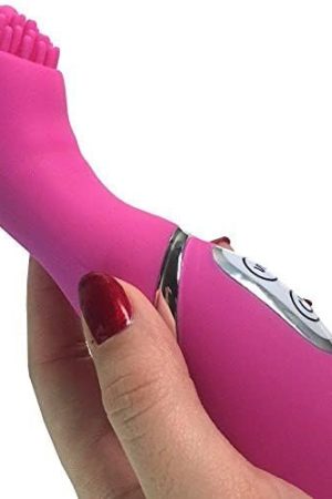 Silicone Clitoral Vibrator With Raised Nubby Ticklers And 7 Powerful Vibrating Functions