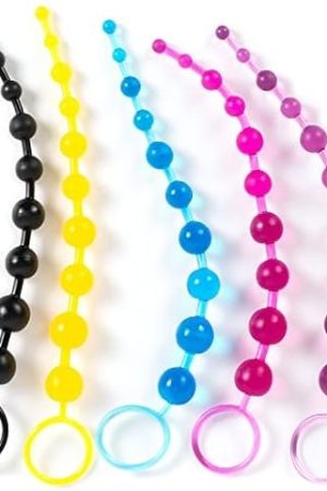 Silicone Anal Plug, Pack Of 5 Butt Plugs Training Set For Women And Men Anal With Beads Plug Kit