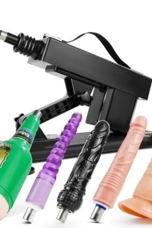 Sex Machine,3Xlr Thrusting Sex Machine With Masturbator Cup And Dildos Attahcments,Automatic Love Machine For Men Women,Thrusting Dildo Machine With Suction Cup Adapter Sex Toys For Couples