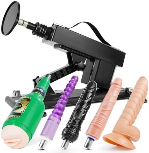 Sex Machine,3Xlr Thrusting Sex Machine With Masturbator Cup And Dildos Attahcments,Automatic Love Machine For Men Women,Thrusting Dildo Machine With Suction Cup Adapter Sex Toys For Couples