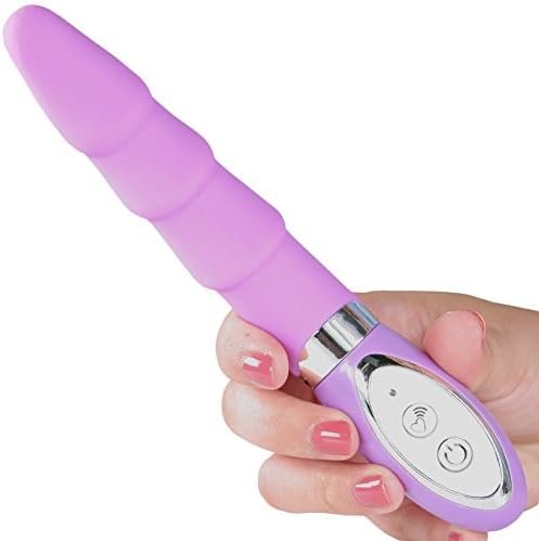 Silicone Rippled Vibrator For G Spot Or Clit Stimulation Multi Function Strong Vibrations Sex Toy - Image 3