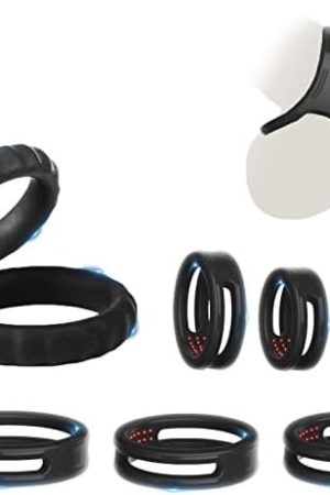Silicone Penis Rings Kit, 7 Different Sizes Cock Rings,Adult Sex Toys & Games,Sex Toys For Men Or Couple…