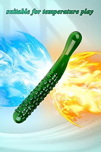 Fst Crystal Cucumber Anal Plug Glass Analdildo Pleasure Wand Sex Toy For Male Female Masturbation - Image 3