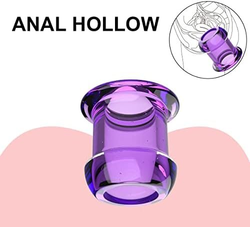 Butt Plug Douche Enema Anal Dilator Hollow Anal Plug Sex Toys For Woman Men Gay Prostata Massager Peep Vaginal Sex Products Purple - Image 2