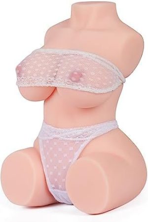 9Lb Sex Doll Male Masturbator Realistic Pocket Pussies Female Sex Torso With Big Boobs Vagina Anal, Adult Sex Toys For Men (9 Pound)