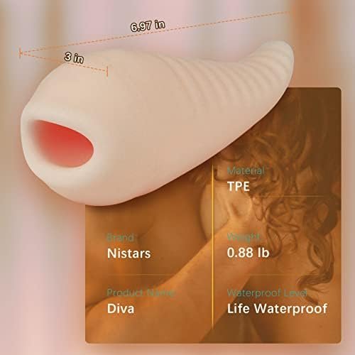 Fishmouth Sucking Extrusion Male Masturbator Stroker, Portable Anal Sex Doll Pussy Ass With Vagina Textured Blowjob For Men Masturbation Oral Sex Handjob Glans Training Tool - Image 3