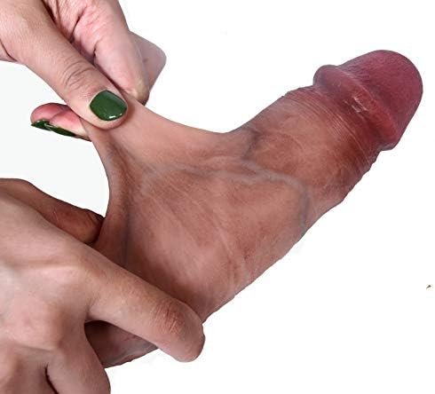 7.5 Inch Realistic Dildo, With Strong Suction Cup For Hands-Free Play, Body-Safe Material And Adult Sex Toys For Women G-Spot And Anal Masturbation Flesh-Colored