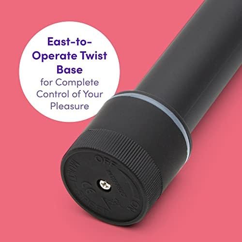 Lovehoney Black G-Slim G-Spot Vibrator With Bulbous Head - Plastic - Waterproof - Multispeed - Image 3
