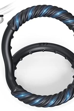 [2023 Upgrade] Penis Rings, Cock Rings For Men Longer Lasting , Unvomi 3 In 1 Dual Soft Silicone Penis Ring , Stretchy Adult Sex Toys For Men Pleasure