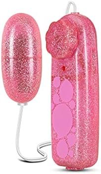 B Yours Glitter Power Bullet - Remote Control Vibrator - For Vaginal, Clitoral, Nipple Stimulation - Use During Foreplay, Intercourse - Versatile Sex Toy For Beginners, Men, Women, Couples - Blue - Image 3