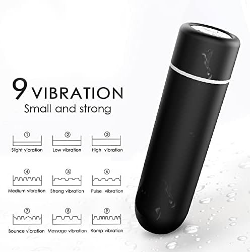 Ultra Power Pocket Pussy Bullet Vibrator,Rechargeable Clitoral Stimulation For 9 Vibration Modes,Waterproof Massager For G-Spot Nipple Clitoris And Erogenous Areas,Sex Toy For Women And Couples - Image 2
