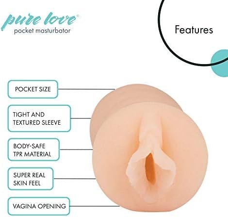 Pure Love Pocket Pussy,ย Flexible Male Masturbator - Image 2