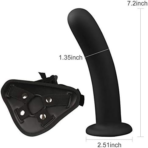 Strap-On Dildo, Adjustable Harness Wearable Strap-On Silicone Anal Plug For Men Women Lesbian - Image 2