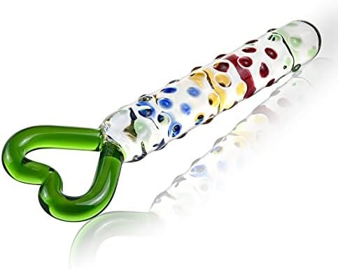 Sxovo G-Spot Pleasure Wand Glass Dildo Penis Colorful Butt Expander Crystal Anal Plug Vagina-Anal Masturbator Sex Toy Suitable For Couples Women And Men - Image 2