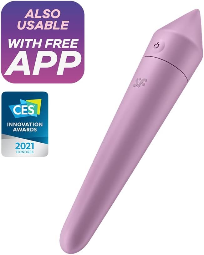 Satisfyer Ultra Power Bullet 8 Mini Bullet Vibrator With App Control - Clitoral Stimulator, Personal Massager - Portable, Compatible With Satisfyer App, Waterproof, Rechargeable, 14Cm (Turquoise) - Image 2