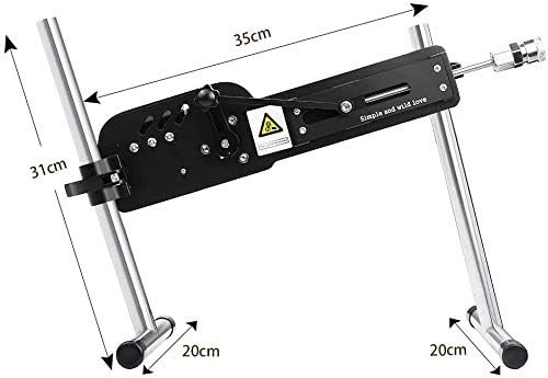 Akkajj Unisex Multi-Speed Thrusting Machine Suit With Attachments, Variety Of Accessories Replaceable (A5 Black) - Image 2