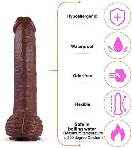 Realistic Dildo,12.2 Inch Huge Dildo With Strong Suction Cup Big Dildo - Image 3
