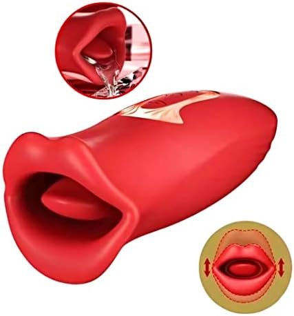 Tongue Vibrator Adult Oral Sex Toys Red, 2 In 1 Clitoris Stimulator Pleasurable Toy Vibrador, Stimulation Device - Image 2