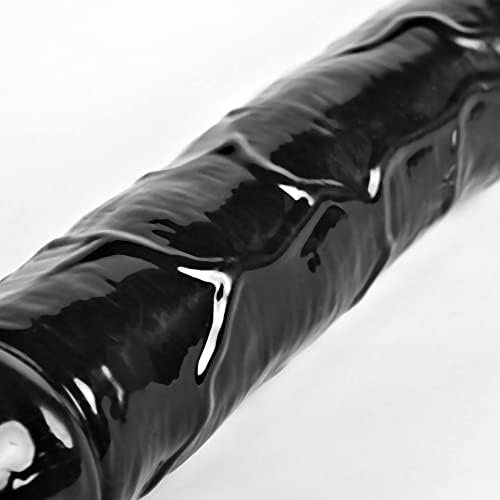 Super Large Realistic Double-Sided Dildo, 15.1 Inches Long, 1.6 Inches In Diameter, Flexible Wide Dildo Huge Penis For Couples, Men, Women, Lesbians, And Gay Play - Black - Image 3