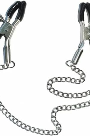 New 9188 Nipple Clips Clamps For Women/Men Adjustable Pressure Breast Clamps Stainless Steel Non Piercing Nipple Rings Decorative Clip For Pleasure Toys Nipple (Zr4)