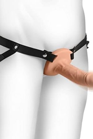 Size Matters 2" Erection 28X Realistic Vibrating Premium Silicone Penis Sheath With Remote For Men & Couples. Rechargeable And Waterproof, Fully Adjustable Penis Sheath, 2 Pieces - Black