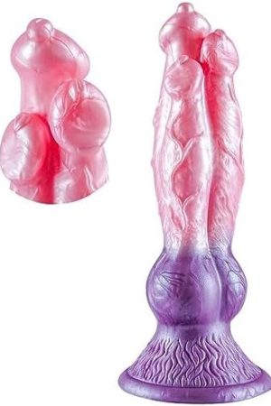 11 Inch Silicone Dildo Suction Cup Toy, Perfect 3* Wolf Monster Dildo, Realistic Dragon Dildo Prostate Massager, Sex Games For Men And Women, Fantasy Sex Toy, Alien Design Dildo Anal Trainer (Fuchsia)