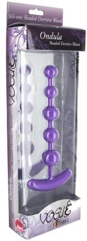Trinity Vibes Silicone Anal Beads, Purple - Image 2