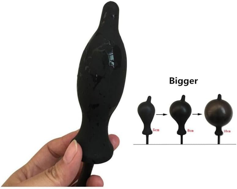 Inflatable Butt Plug Silicone Anal Toy,Inflatable Transform To 10Cm Waterproof Butt Sex Toy For Men, Women,Lesbian And Beginners - Image 3
