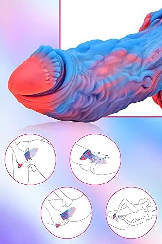 Animal Penis 7.2" Realistic Rooster Dildo Big Size Cock Anal Plugs Artificial Sex Toys With Anal Suction Cup Dildo,Ultra-Soft Suction Dildo For Women Men Gay Hands-Free Play Lifelike Large Adult Toys - Image 2