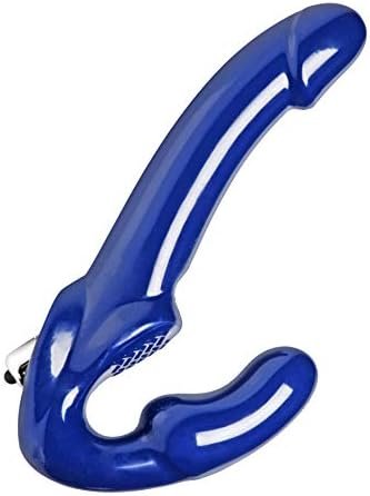 Lynx Blue Vibrating Strapless Strap On