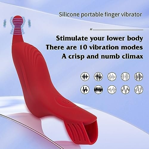 G-Spot Finger Clit Anal Nipples Vibrator, Female Masturbation Massage Adult Sex Toys, Waterproof Rechargeable Multi-Frequency Vibrator - Image 2