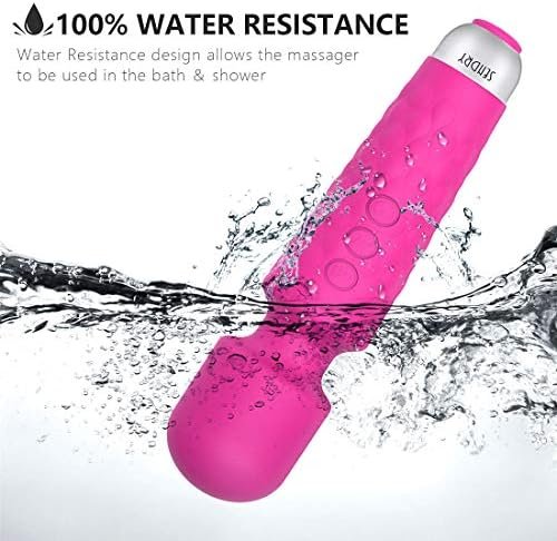 Female Vibrator, G-Spot & Sex Toy, 20 Modes & 8 Speeds Wand Massager, Quiet, Waterproof, Usb Rechargeable Vibrator, Hand-Held Cordless Sex Toys Vibrator For Her Pleasure, Female Adult Toy (Rose) - Image 3