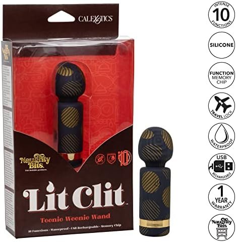 Calexotics Se-4410-01-3 Naughty Bits® Lit Clit™ Teenie Weenie Wand - Image 3