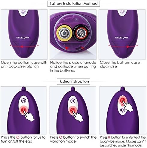 Remote Bullet Vibrator Love Eggs With 12 Vibration Modes For Thrilling Internal Pleasure, Erocomr Remote Control Ovular Egg Clitove Egg 12-Frequency Pleasure Adult Sex Toys Vibe For Women Or Couples - Image 2