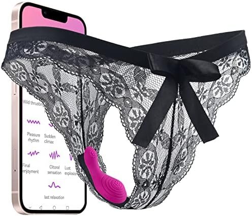 App Remote Control Panties Vibrator, 10 Modes Rechargeable Bullet Vibrator Waterproof Clitoris Stimulator - Adult Sex Toys For Women