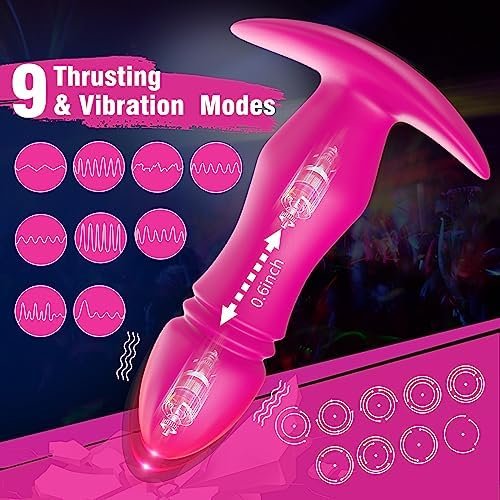 Thrusting Vibrator Anal Plug Vibrating Butt Plug, Anal Sex Toys For Men Prostate Massager App Remote Control Vibrator For Couples Women, Adult Gay Sex Toys Anal Dildo For Men - Image 2