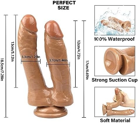 Double Ended Dildo Sex Toys For Women, Double Headed Dildo G-Spot Dual Huge Dildos Adult Sex Toys, Monster Giant Dildo Anal Plug G-Spot Massage Dual Penis Butt Plug Sex Toy For Men Couples - Image 3