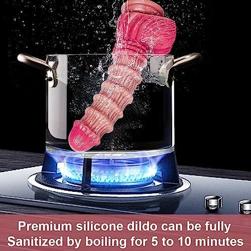 Huge Monster Fat Silicone Dildo: 11 Inch Realistic Ribbed Textured Giant With Big Suction Cup - Extra Large Thick Dildo For Women - Prostate Massager - Xxl Sex Fantasy Dildo Toy For Adults - Image 2