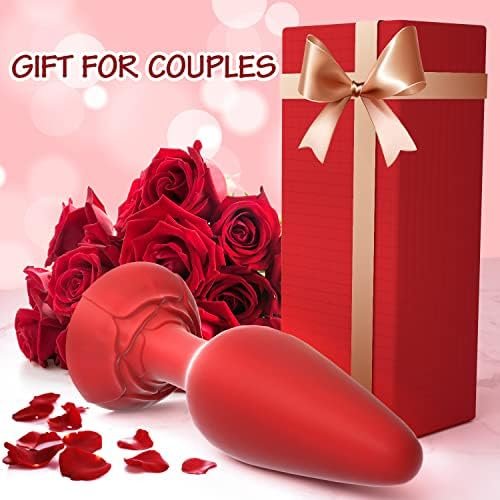 Anal Plug Rose Sex Toys, 3Pcs Butt Plug Training Set Silicone Adult Sex Toy, Prostate Training Kit Couples Toys With Rose Suction Cup Base For Men, Women, Beginners And Advanced Users - Image 2