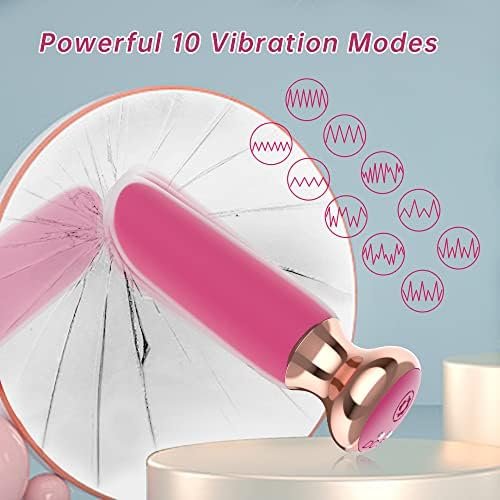 Rechargeable Bullet Vibrator With 10 Powerful Vibration Modes, Iusmnur Adult Sex Toys For Nipple Vagina Massage To Women Or Couples Fun(Waterproof) - Image 2